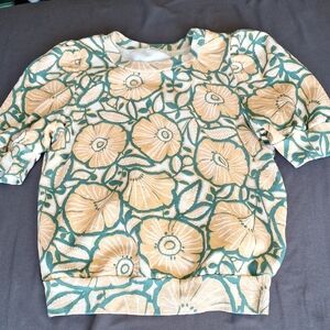 T.La Puffy Short Sleeve Sweatshirt